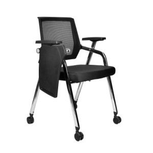 FLIP TRAINING CHAIR CHROME COATED WITH PAD WITH WHEEL